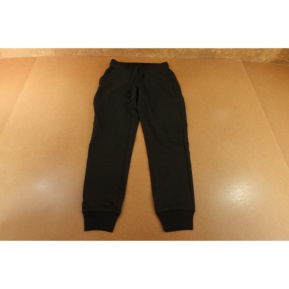 Mandala Womens 2X-Small Black Woven Equa-Tek Pocket Jogger Pants Inseam-26in NWT